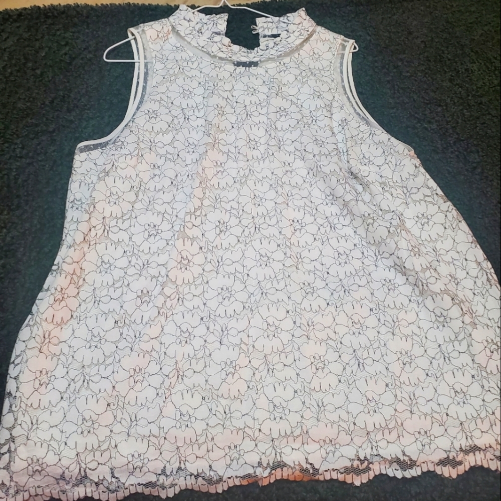 White Lace Blouse